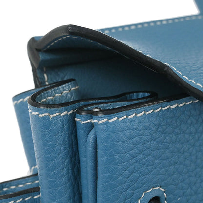 Hermes Blue Jean Taurillon Clemence Birkin 35 Handbag