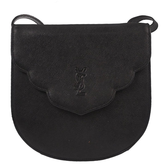 Yves Saint Laurent Black Leather Shoulder Bag