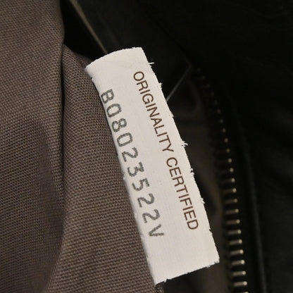 Bottega Veneta Black Lambskin Intrecciato Shoulder Bag