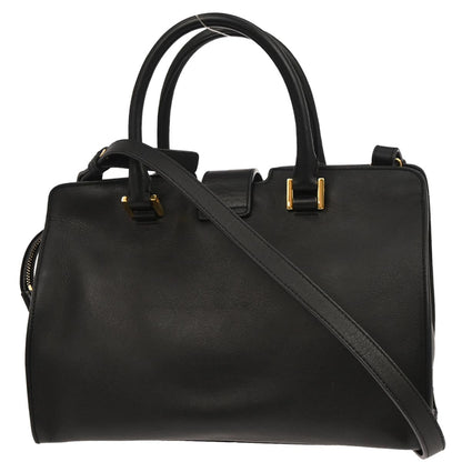 Saint Laurent Black Baby Cabas 2way Shoulder Handbag