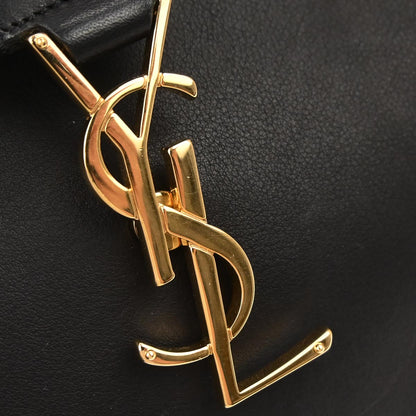 Saint Laurent Black Baby Cabas 2way Shoulder Handbag