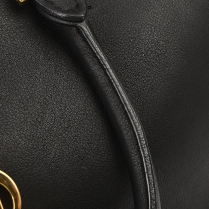 Saint Laurent Black Baby Cabas 2way Shoulder Handbag