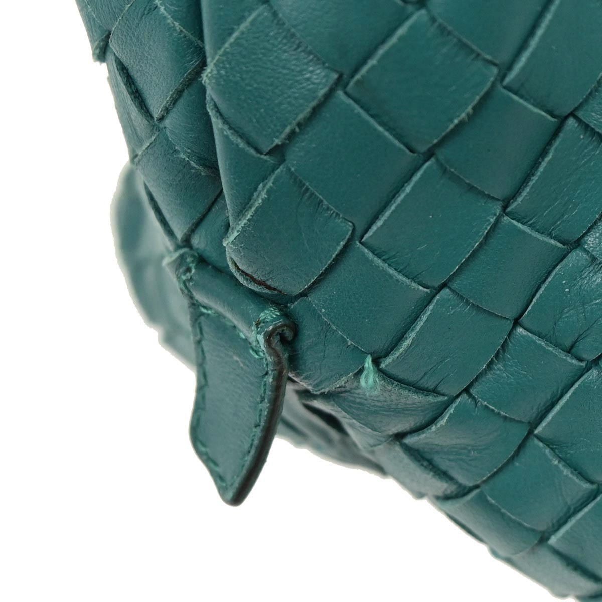 Bottega Veneta Green Intrecciato Shoulder Bag