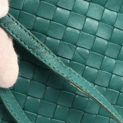 Bottega Veneta Green Intrecciato Shoulder Bag