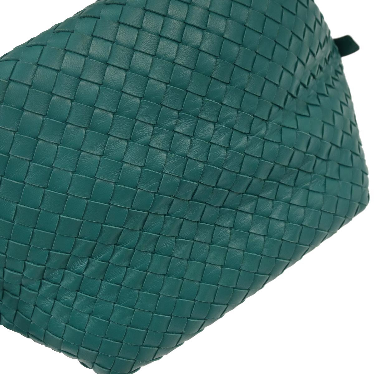 Bottega Veneta Green Intrecciato Shoulder Bag