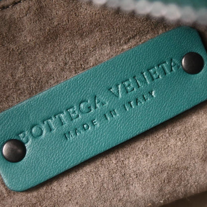 Bottega Veneta Green Intrecciato Shoulder Bag