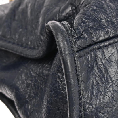 Balenciaga Navy Chevre City Small 2way Shoulder Handbag