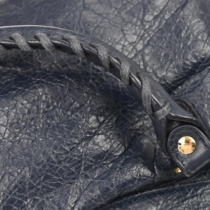 Balenciaga Navy Chevre City Small 2way Shoulder Handbag