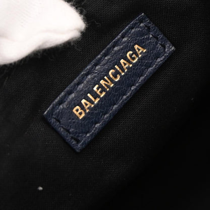 Balenciaga Navy Chevre City Small 2way Shoulder Handbag
