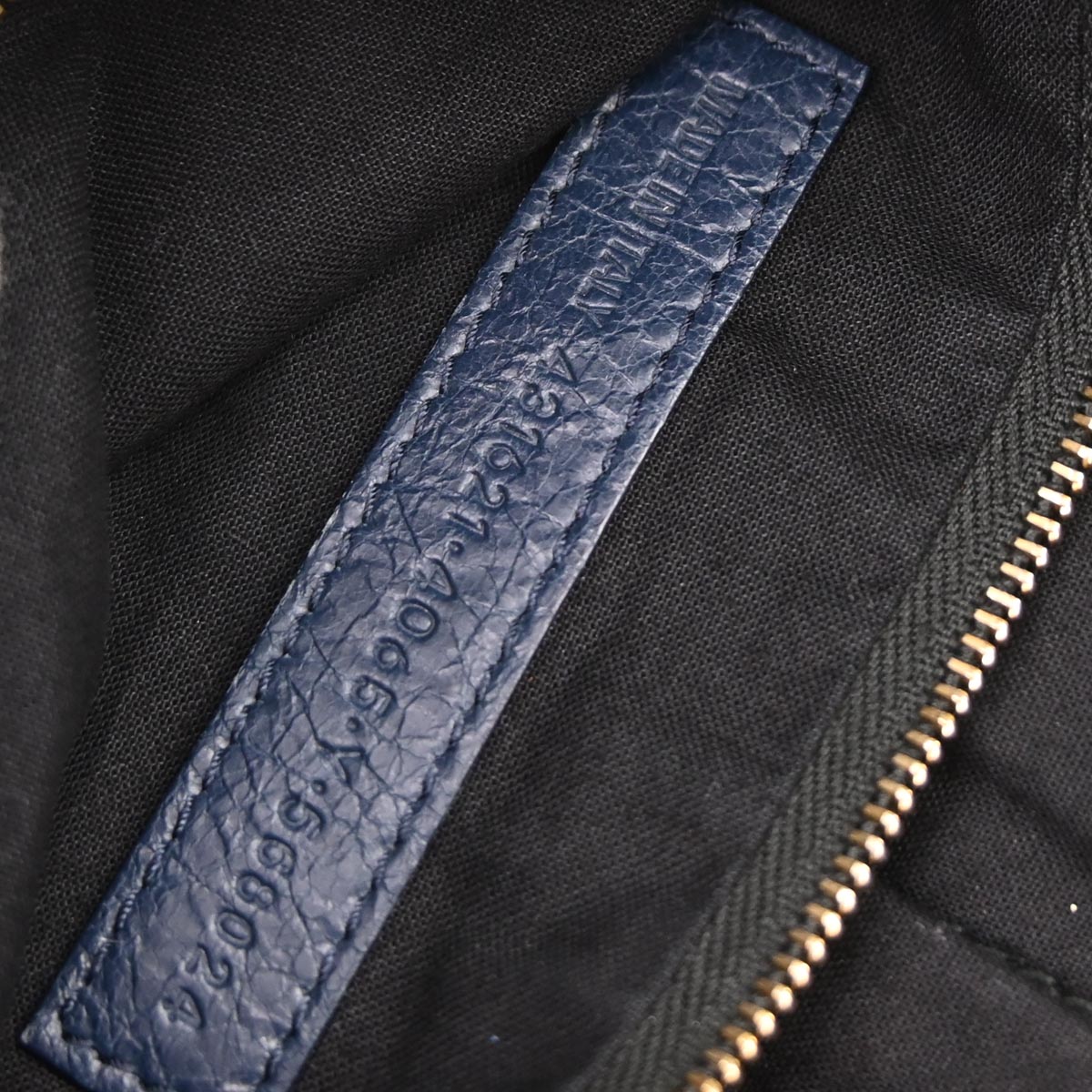 Balenciaga Navy Chevre City Small 2way Shoulder Handbag