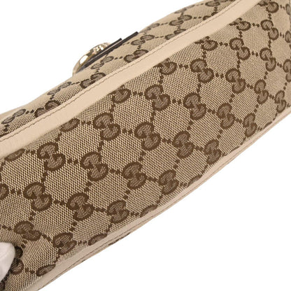 Gucci Ivory Beige Abbey D-ring GG Handbag