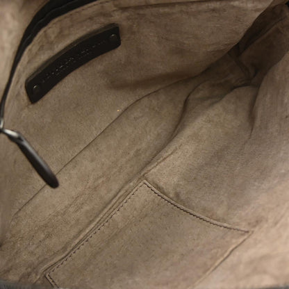 Bottega Veneta Brown Lambskin Intrecciato Shoulder Bag