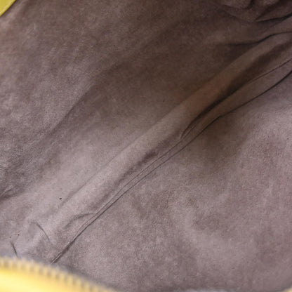 Bottega Veneta Yellow Lambskin Intrecciato Hobo Handbag