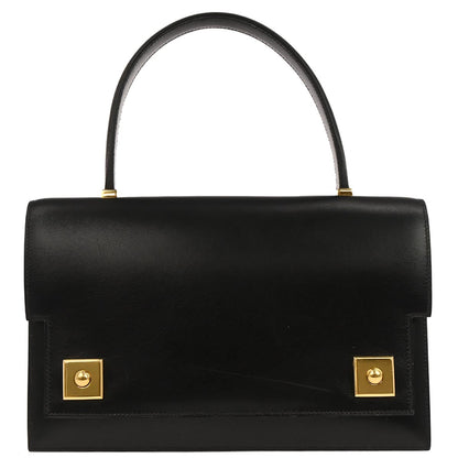 Hermes Black Box Calf Piano Handbag