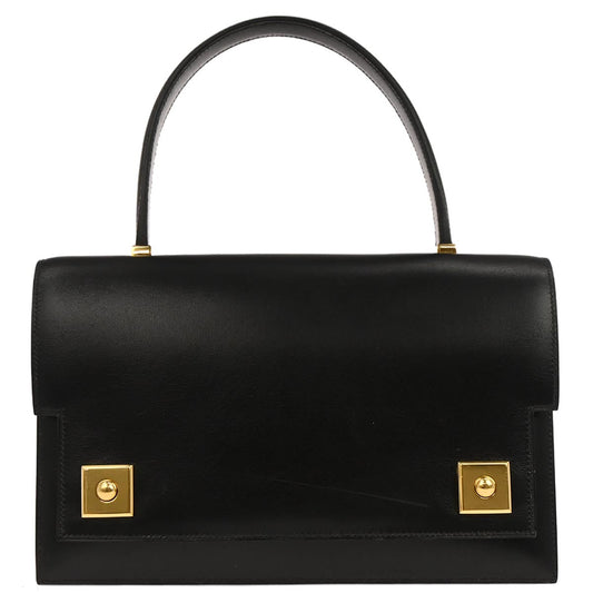 Hermes Black Box Calf Piano Handbag