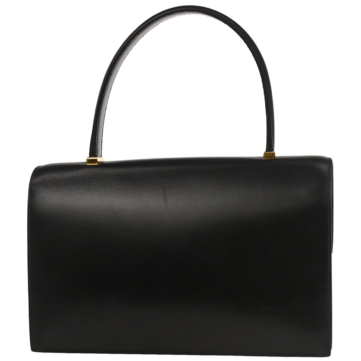 Hermes Black Box Calf Piano Handbag