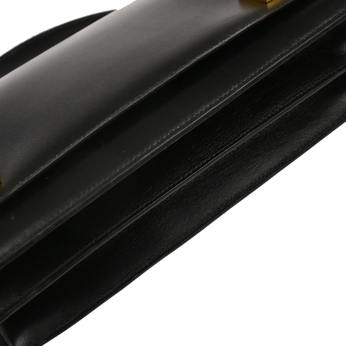 Hermes Black Box Calf Piano Handbag