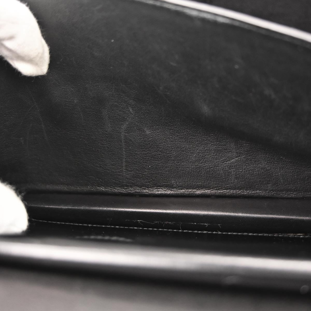 Hermes Black Box Calf Piano Handbag