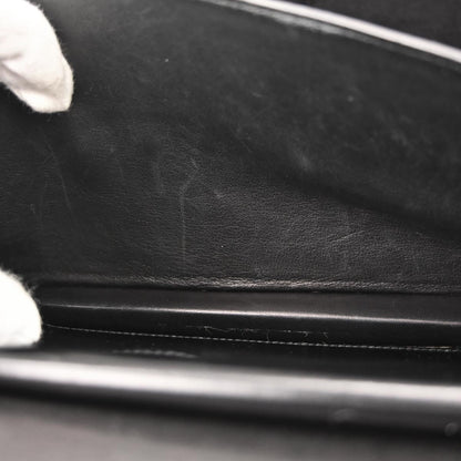 Hermes Black Box Calf Piano Handbag