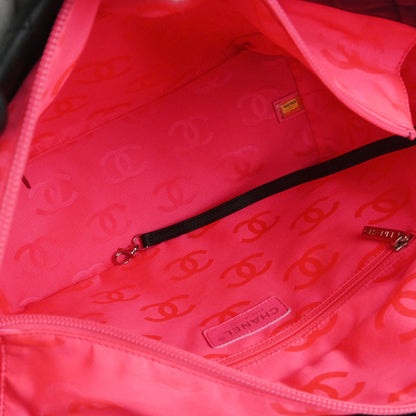 Chanel 2005-2006 Black Calfskin Cambon Ligne Tote Handbag