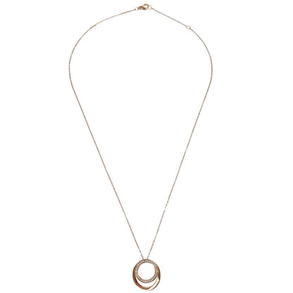 Cartier Etincelle Pendant Necklace Gold Au750 Diamond Jewelry