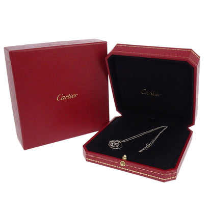 Cartier Etincelle Pendant Necklace Silver Au750 Diamond Jewelry