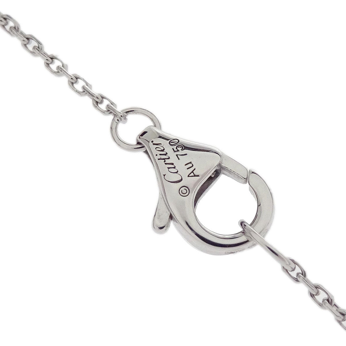 Cartier Etincelle Pendant Necklace Silver Au750 Diamond Jewelry
