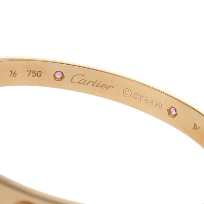 Cartier Love Bracelet Bangle 750 Pink Sapphire #16 Jewelry