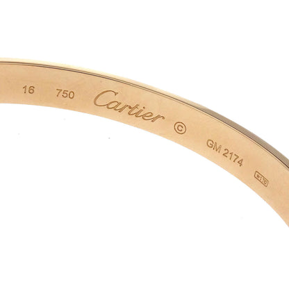 Cartier Love Bracelet Bangle 750 #16 Jewelry