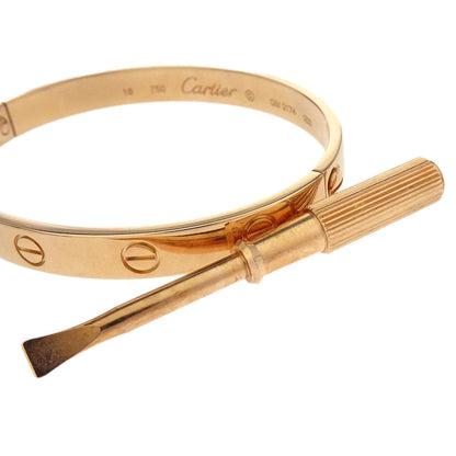 Cartier Love Bracelet Bangle 750 #16 Jewelry
