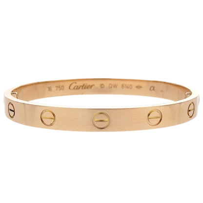 Cartier Love Bracelet Bangle 750 #16 Jewelry