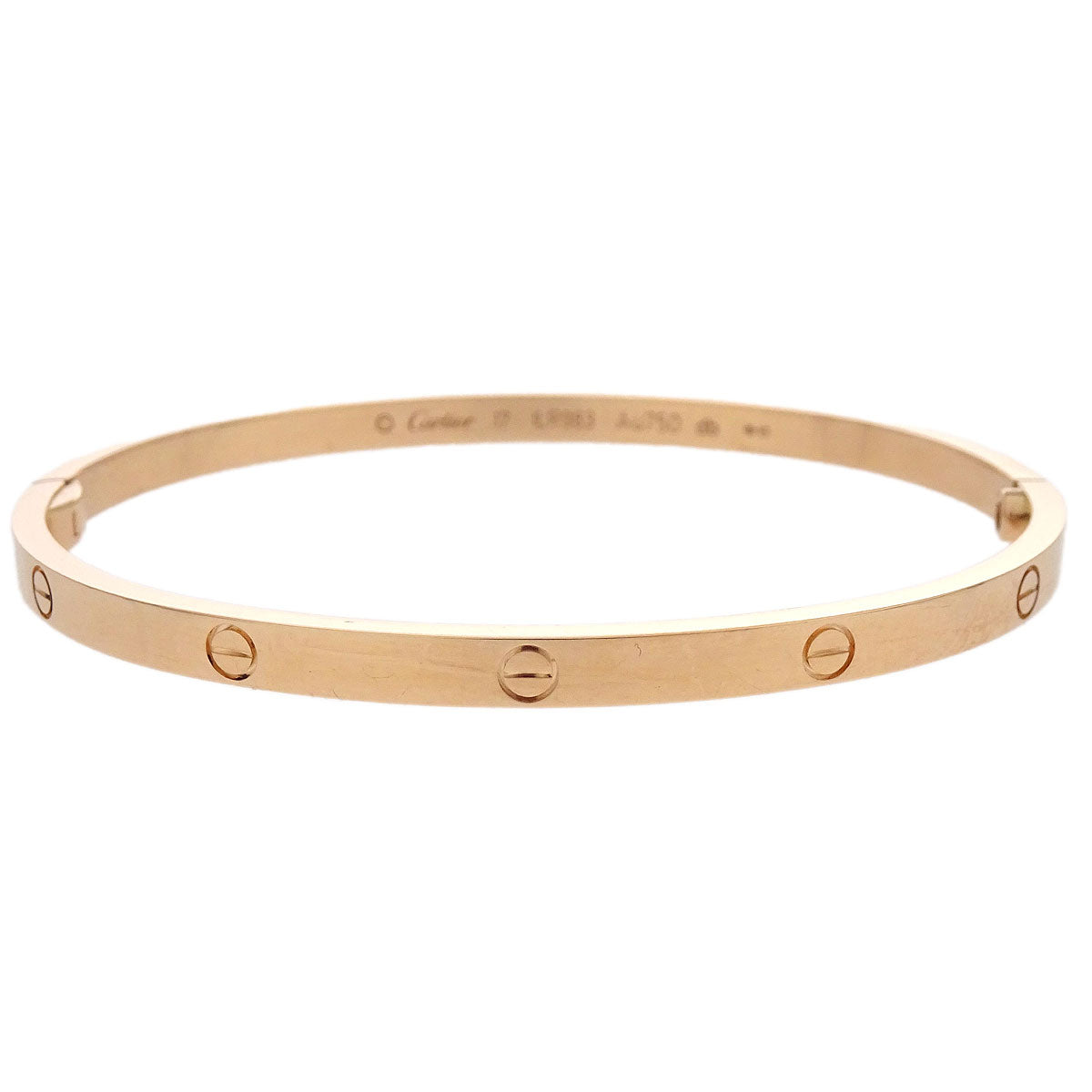 Cartier Love Bracelet Bangle Small Au750 #17 Jewelry