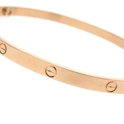 Cartier Love Bracelet Bangle Small Au750 #17 Jewelry