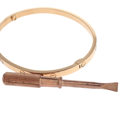 Cartier Love Bracelet Bangle Small Au750 #17 Jewelry