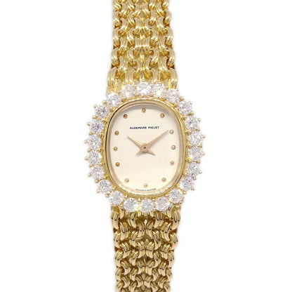 Audemars Piguet Diamond YG Manual-winding Watch 18KYG