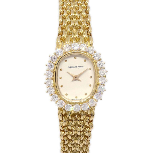 Audemars Piguet Diamond YG Manual-winding Watch 18KYG