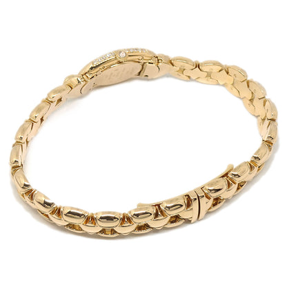 Cartier Baignoire Long Bracelet Ref.1950 Quartz Watch 18KYG Diamond