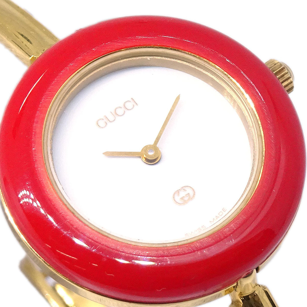 Gucci 11/12 Change Bezel Chameleon Quartz Watch SS