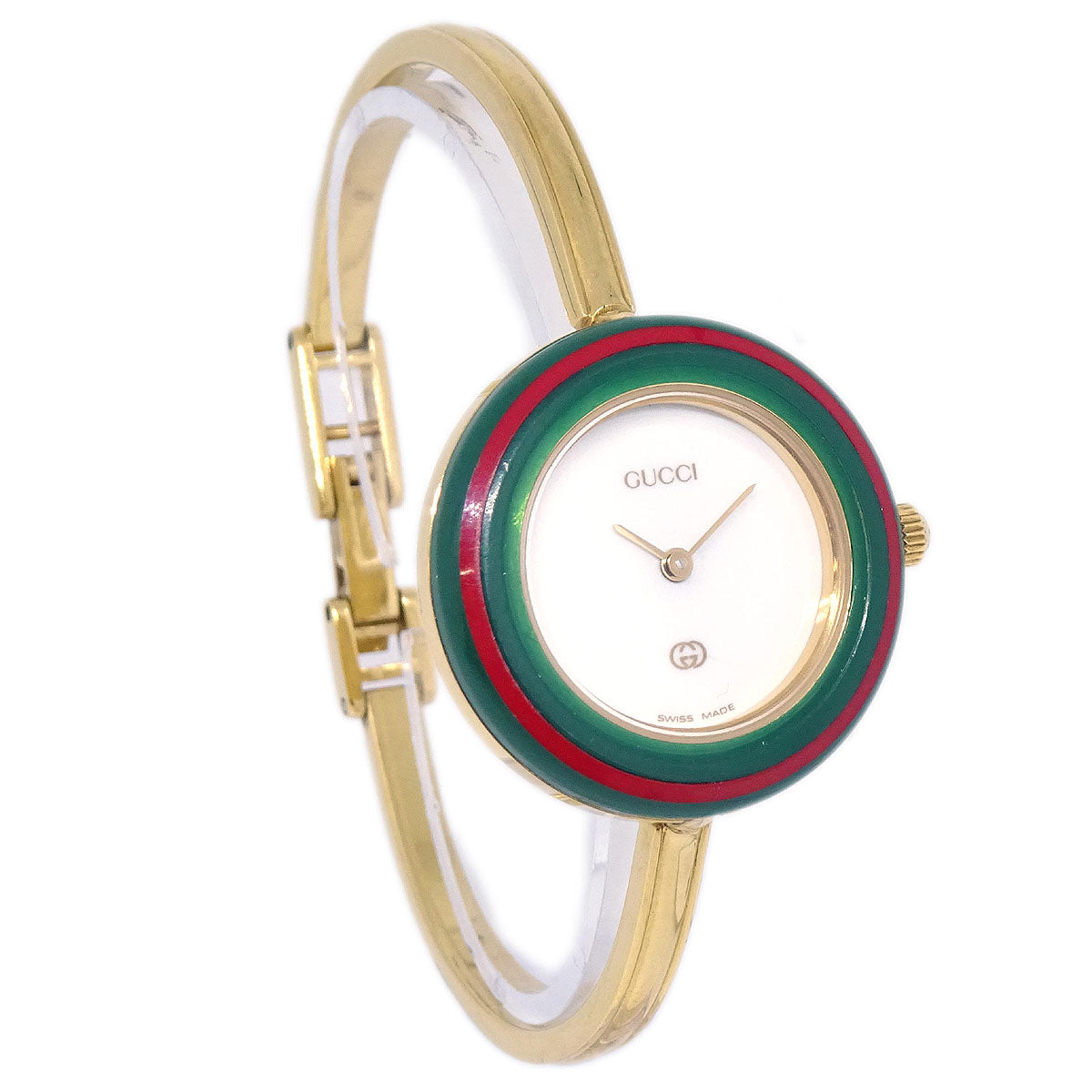 Gucci 1100-L Change Bezel Chameleon Quartz Watch SS