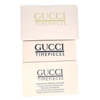 Gucci 1100-L Change Bezel Chameleon Quartz Watch SS