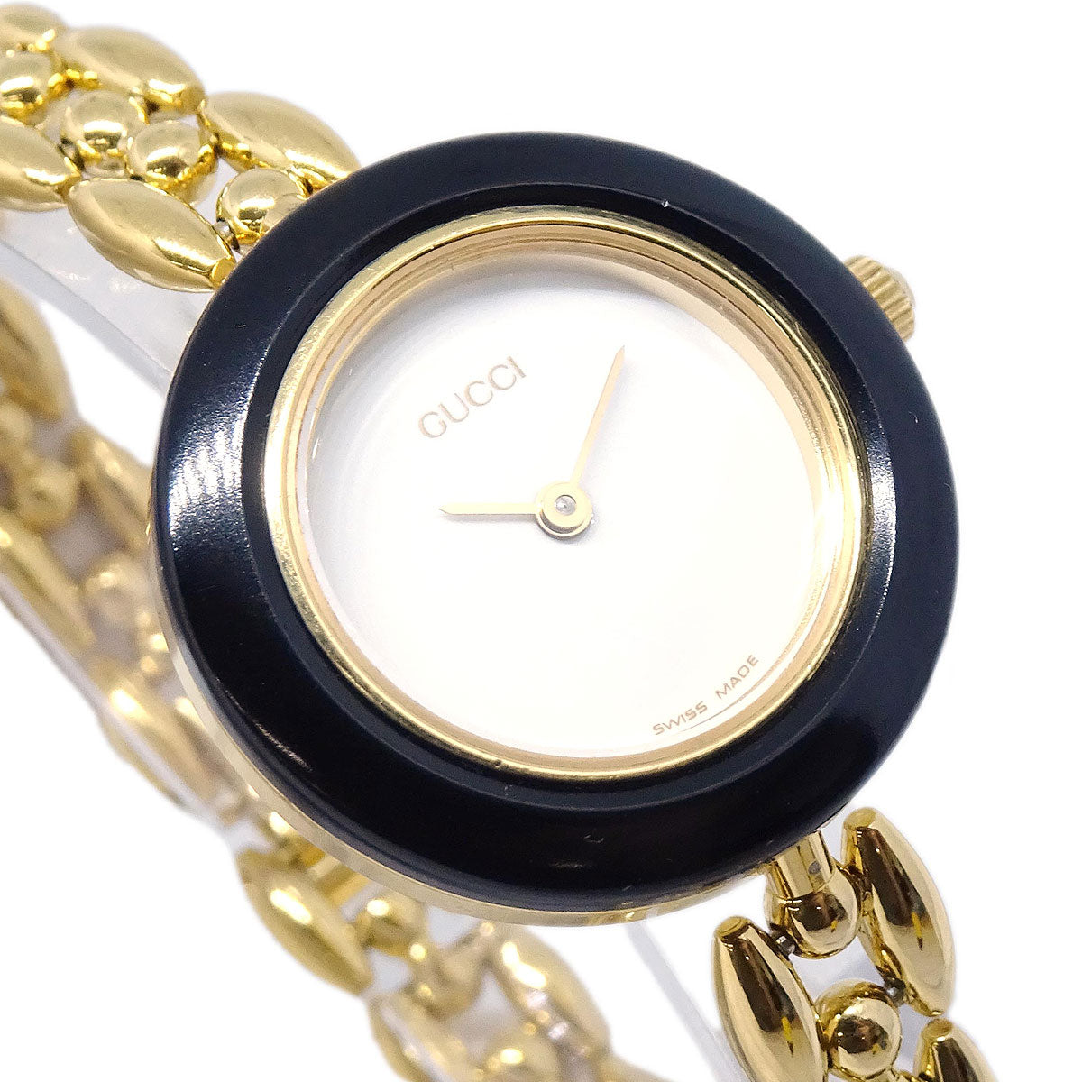 Gucci 11/12.2 Change Bezel Chameleon Quartz Watch SS