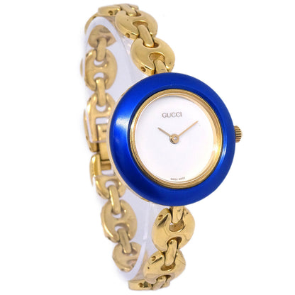 Gucci 11/12.2 Change Bezel Chameleon Quartz Watch SS