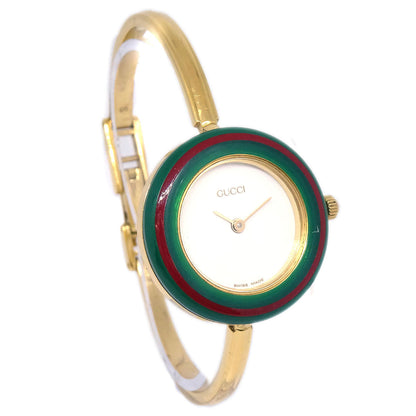 Gucci 11/12.2 Change Bezel Chameleon Quartz Watch SS #S