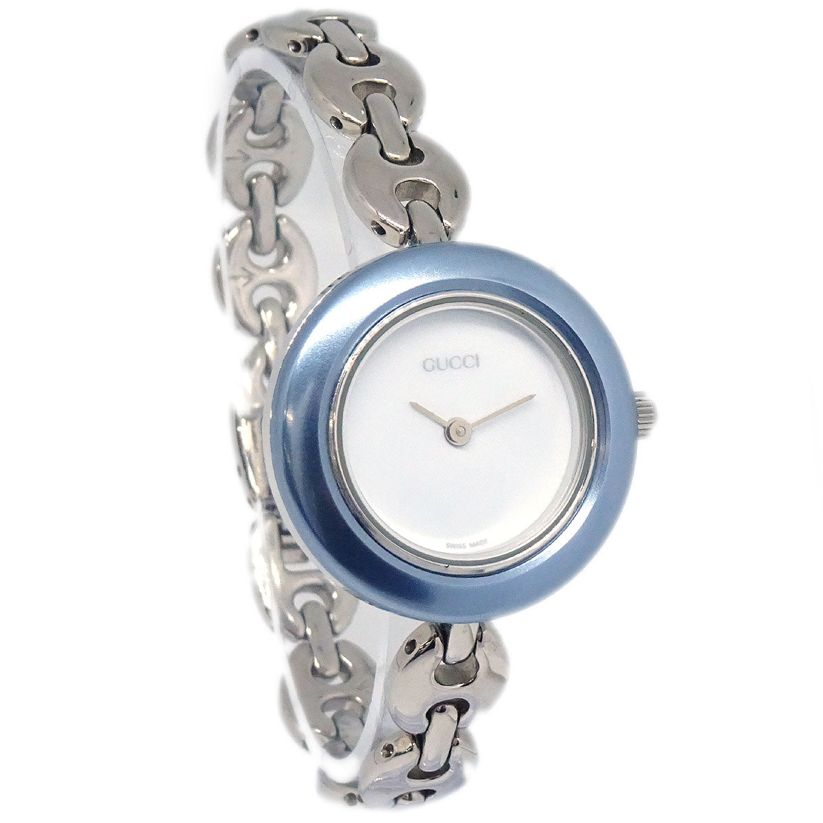Gucci 11/12.2 Change Bezel Chameleon Quartz Watch SS