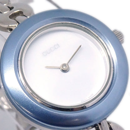 Gucci 11/12.2 Change Bezel Chameleon Quartz Watch SS