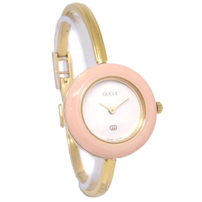 Gucci 11/12 Change Bezel Chameleon Quartz Watch SS