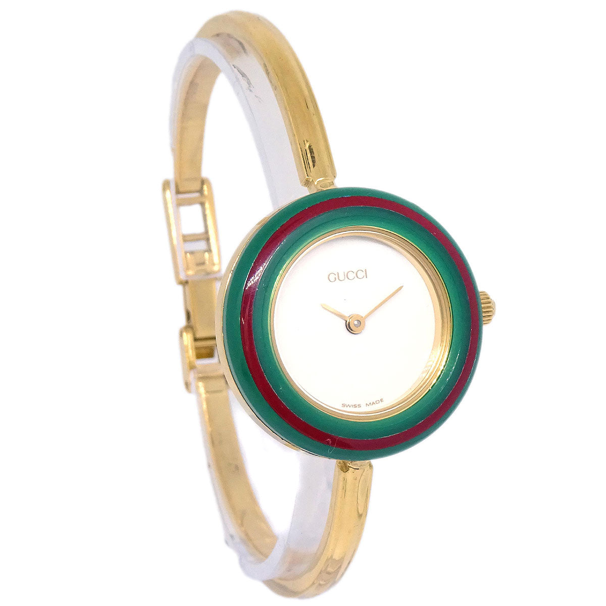 Gucci 11/12.2 Change Bezel Chameleon Quartz Watch SS