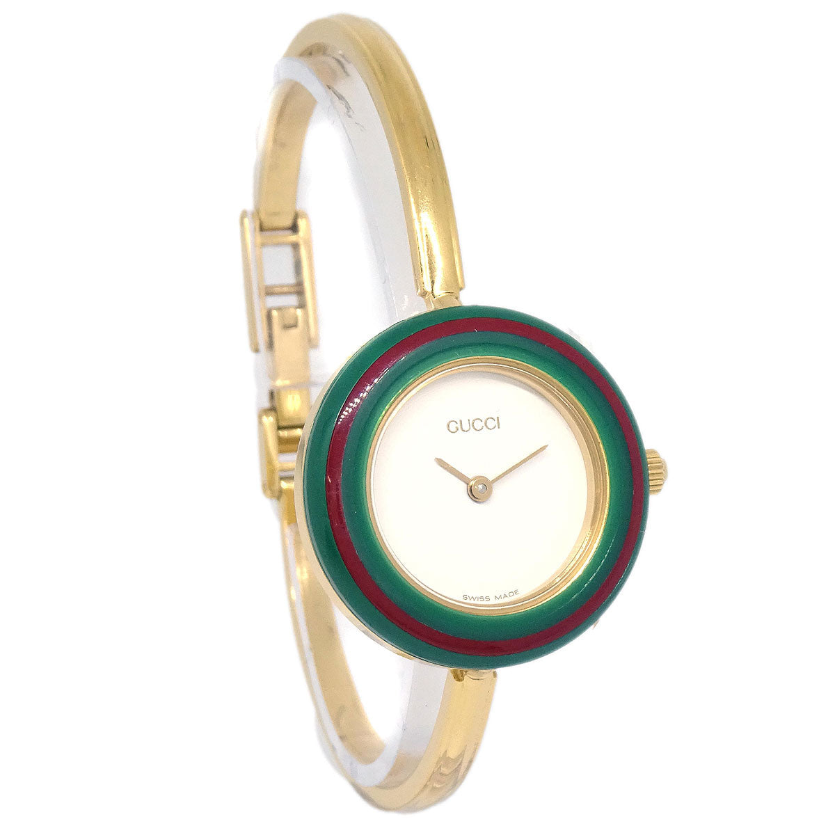 Gucci 11/12.2 Change Bezel Chameleon Quartz Watch SS