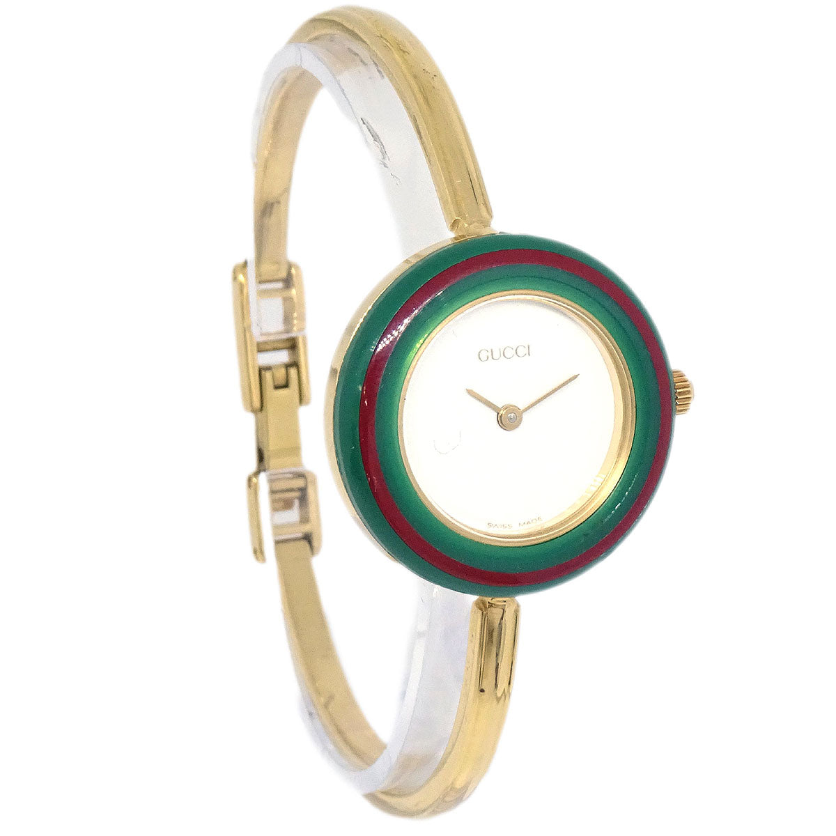 Gucci 11/12.2 Change Bezel Chameleon Quartz Watch SS
