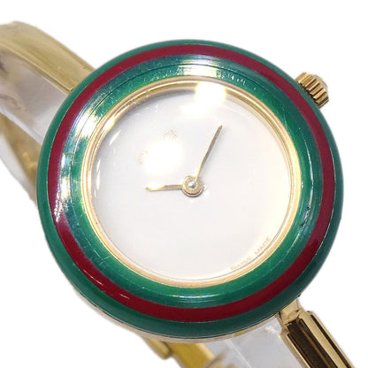 Gucci 11/12.2 Change Bezel Chameleon Quartz Watch SS